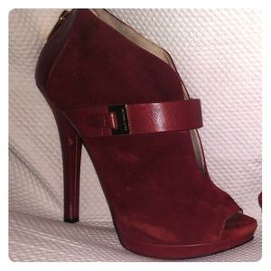 Michael Kors Guiliana Peep Toe Booties